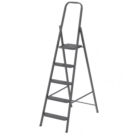 Стремянка 5 ступени компактная стальная Россия Сибртех 97945 купить в Сургуте