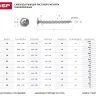 Саморезы ЗУБР с прессшайбой по листовому металлу до 0,9мм, PH2, 4,2х41мм, ТФ0, 4000шт 4-300190-42-041 купить в Сургуте