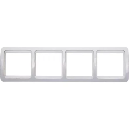 Вставка СВЕТОЗАР &quot;ГАММА&quot; декоративная, цвет светло-серый металлик, одинарная SV-54166-SM купить в Сургуте