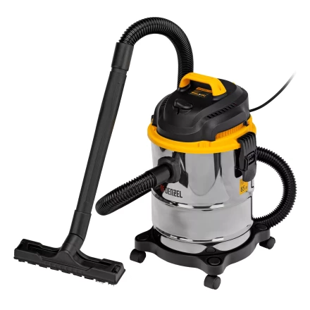 Пылесос строительный Denzel 28201 SVC15, 1200 Вт, бак 15 л, шланг 2 м купить в Сургуте