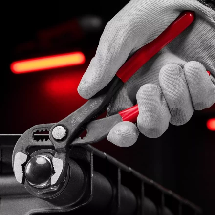 Клещи переставные 180 мм Matrix, кнопочный механизм, хром-ванадий, обливные рукоятки 17925 купить в Сургуте