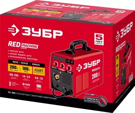 Полуавтомат сварочный инверторный МIG-MAG c функцией ММА ПС-200 серия МАСТЕР купить в Сургуте