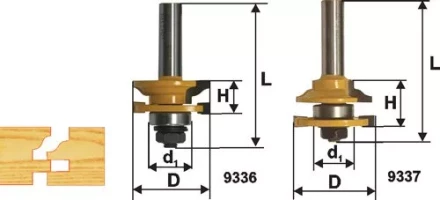 Набор фрез комб рамочных хв 12мм 9340 купить в Сургуте