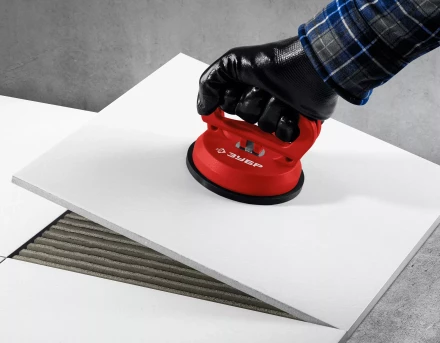 ЗУБР 40 кг, на присоске, одинарный пластмассовый подъемник (33724-1) купить в Сургуте