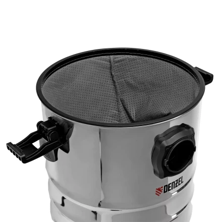 Пылесос строительный Denzel 28203 RVC30, 1400 Вт, бак 30 л, шланг 3 м, розетка с автосинхр. купить в Сургуте