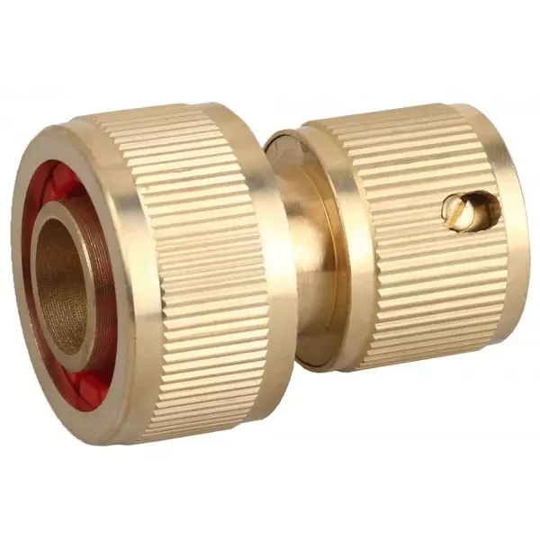 Соединитель GRINDA с автостопом, латунный, 3/4" 8-426130 купить в Сургуте