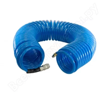 Шланг спиральный с фитингами рапид полиуретан 15 бар 6х10 мм 15 м Fubag купить в Сургуте