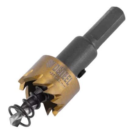 Коронка по металлу HSS, 20 мм, нитридтитановое покрытие Denzel 724101 купить в Сургуте