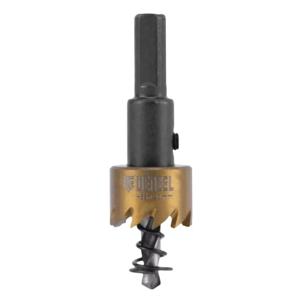 Коронка по металлу HSS, 20 мм, нитридтитановое покрытие Denzel 724101 купить в Сургуте