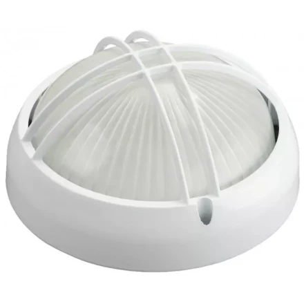 Светильник уличный СВЕТОЗАР &quot;ОРБИТА&quot; влагозащищенный, цвет белый, 60Вт SV-57311-W купить в Сургуте