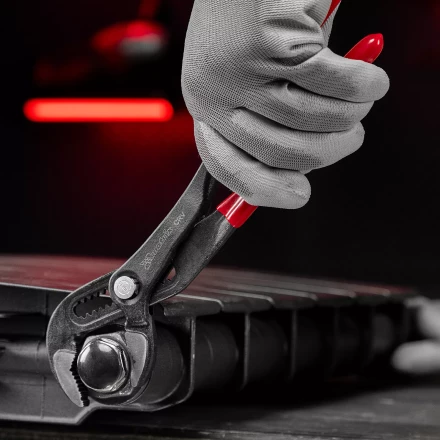 Клещи переставные 250 мм Matrix, кнопочный механизм, хром-ванадий, обливные рукоятки 17926 купить в Сургуте