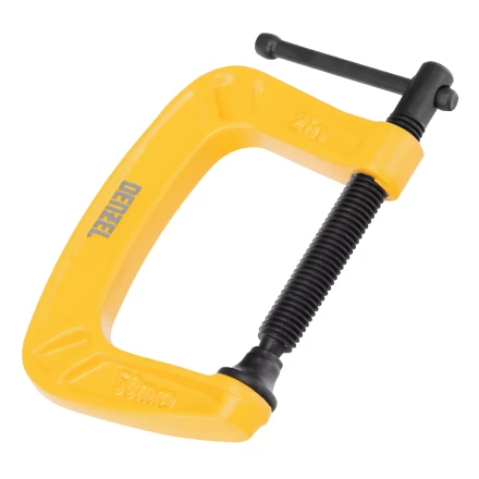 Струбцина G-образная Denzel, усиленная, 50 мм, 20641 купить в Сургуте