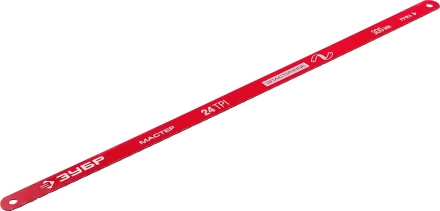 Полотно ЗУБР &quot;МАСТЕР&quot; по металлу 24 TPI  (шаг 1.0мм), Универсальное, 10шт 15853-24-10 купить в Сургуте