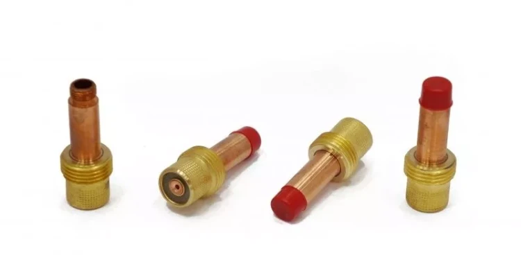 Держатель цанги с газовой линзой (GasLens) для аргонодуговой горелки TIG17-18-26 d 2.4мм купить в Сургуте