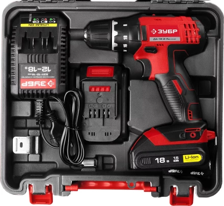 Дрель-шуруповерт 2 АКБ ДА-18-2-Ли КНМ2 серия МАСТЕР купить в Сургуте