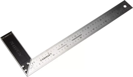 Угольник STAYER &quot;PROFI&quot; столярный, гравированная шкала, нержавеющее полотно 37мм, 400мм 3431-40_z01 купить в Сургуте