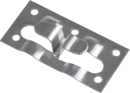 ЗУБР Кляймер-КГ, 10 x 34 x 70 мм, цинк, 50 шт, угловой крепеж для керамогранита (30857) купить в Сургуте