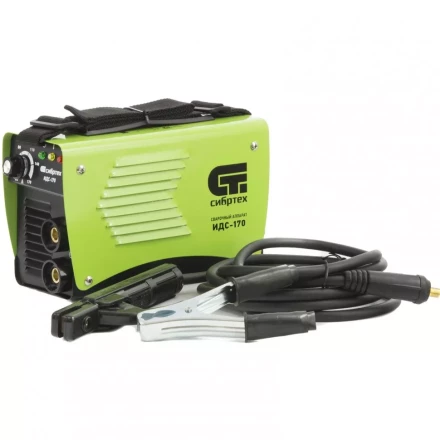 Аппарат инверторный дуговой сварки СИБРТЕХ ИДС-170 94375 купить в Сургуте