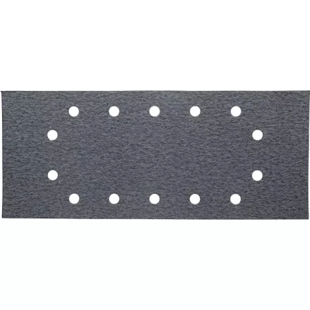 Лист шлиф. универсал. URAGAN с покрытием стеарата цинка, 14 отверстий по кругу, для ПШМ, P80, 115х280мм, 50шт 907-23104-080-50 купить в Сургуте