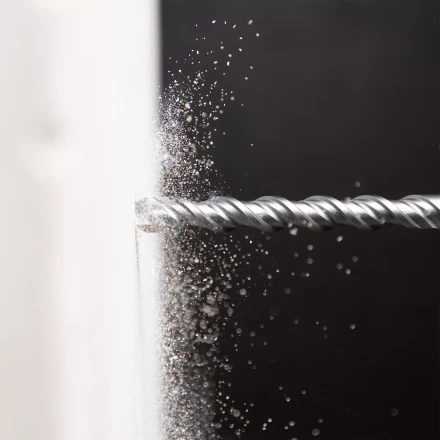 Бур по бетону Denzel, 22 x 260 мм, двойная спираль, три пылеотводящие кромки, 705052 купить в Сургуте