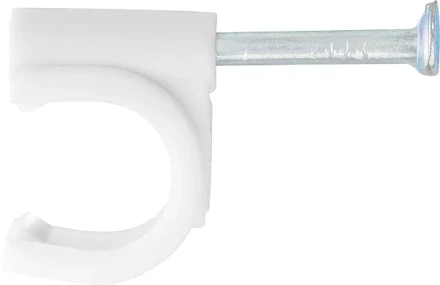 Скобы электроустановочные 9 мм круглый профиль 40 шт  СИБРТЕХ 47520 купить в Сургуте