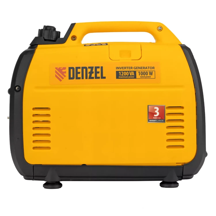 Генератор инверторный Denzel GT-1200iS, 1.2 кВт, 230 В, бак 2.4 л, закрытый корпус, ручной старт купить в Сургуте