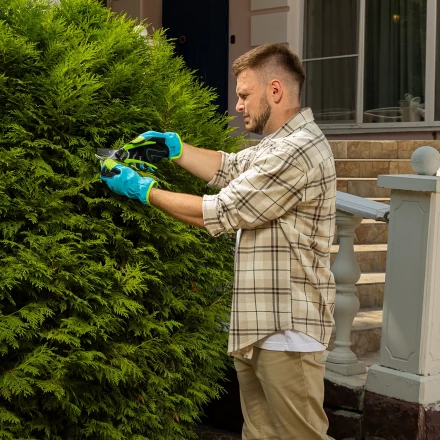 Секатор прямого реза Palisad, 200 мм, металлические обрезиненные рукоятки, 6054958 купить в Сургуте