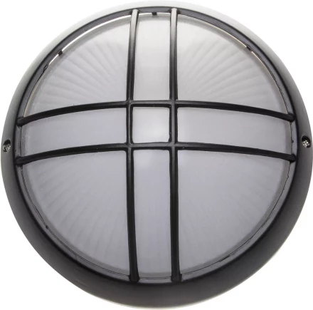 Светильник уличный СВЕТОЗАР &quot;ОРБИТА&quot; влагозащищенный, цвет черный, 100Вт SV-57313-B купить в Сургуте