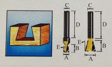 Фреза "ласточкин хвост" , Makita D-10914 купить в Сургуте