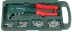 Заклепочник, KRAFTOOL &quot;NX-5&quot; 31173-H6, усиленный литой к d=2,4-4,8 мм - Al и сталь, d=2,4-4,0 - нерж сталь, в боксе, с набором заклепок 31173-H6 купить в Сургуте