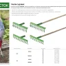 Грабли РОСТОК садовые с черенком, 12 прямых зубцов 421901-12 купить в Сургуте