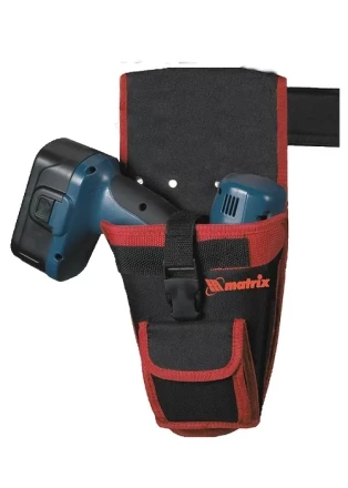 Кобура для шуруповерта с карманом для бит и сверл MATRIX 90243 купить в Сургуте