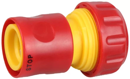 Соединитель GRINDA с автостопом, из ударопрочной пластмассы, 3/4&quot; 8-426330_z01 купить в Сургуте