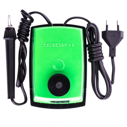 Электроприбор для выжигания по дереву &quot;Узор 1&quot; с подставкой запасная игла 5 проекций Сибртех. 91304 купить в Сургуте