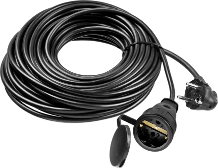 ЗУБР КГ-325-Ш, КГ, 3 х 2.5 мм2, 20 м, IP44, 4000 Вт, силовой удлинитель-шнур, Профессионал (55017-20) купить в Сургуте