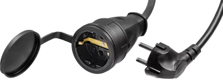 ЗУБР КГ-325-Ш, КГ, 3 х 2.5 мм2, 20 м, IP44, 4000 Вт, силовой удлинитель-шнур, Профессионал (55017-20) купить в Сургуте