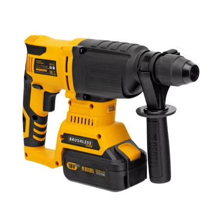 Перфоратор аккумуляторный BLRH-IB-26 Li-Ion, 18 В Denzel 26701 купить в Сургуте