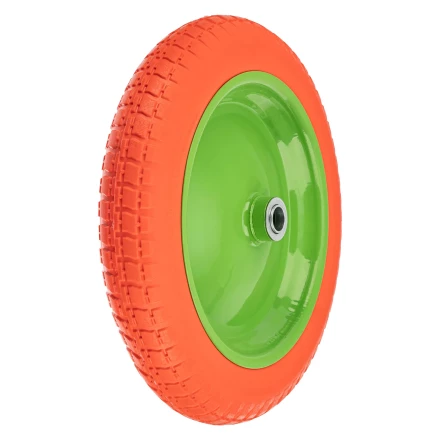 Колесо полиуретановое Сибртех 3.00-8, длина оси 90 мм, подшипник 20 мм, 689765 купить в Сургуте