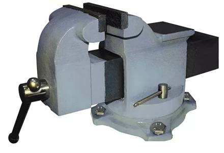 Тиски  слесарные поворотные 200мм с наковальней 20087 купить в Сургуте