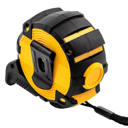 Рулетка Denzel 5м х 25мм, автоматич. фиксац., нейлон. покрытие, магнит. зацеп, двухстор. разметка 31522 купить в Сургуте