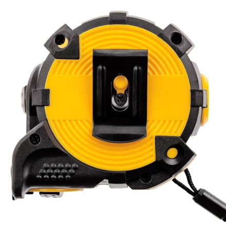 Рулетка Denzel 5м х 25мм, автоматич. фиксац., нейлон. покрытие, магнит. зацеп, двухстор. разметка 31522 купить в Сургуте