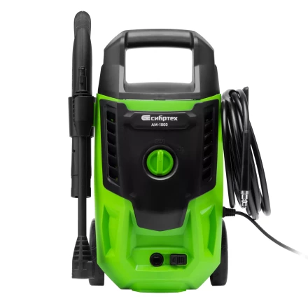 Моечная машина высокого давления Сибртех АМ-1800 58226, 1800 Вт, 140 бар, 350 л/ч, колесная купить в Сургуте