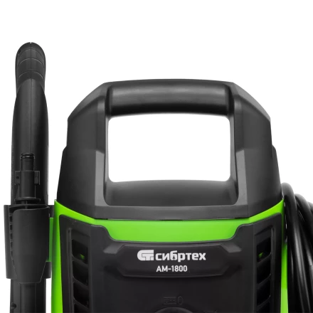 Моечная машина высокого давления Сибртех АМ-1800 58226, 1800 Вт, 140 бар, 350 л/ч, колесная купить в Сургуте