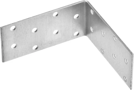 Крепежный угол ЗУБР &quot;МАСТЕР&quot; равносторонний, 40х80х80мм, 20шт 310205-040-080 купить в Сургуте