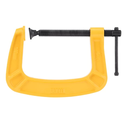 Струбцина G-образная Denzel, усиленная, 100 мм, 20643 купить в Сургуте