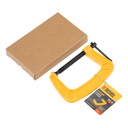 Струбцина G-образная Denzel, усиленная, 100 мм, 20643 купить в Сургуте