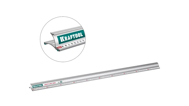 Усиленная линейка c направляющей KRAFTOOL 34275-100 купить в Сургуте