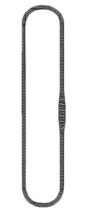 Строп канатный кольцевой СКК 1.6 т L=6 м  заплет купить в Сургуте