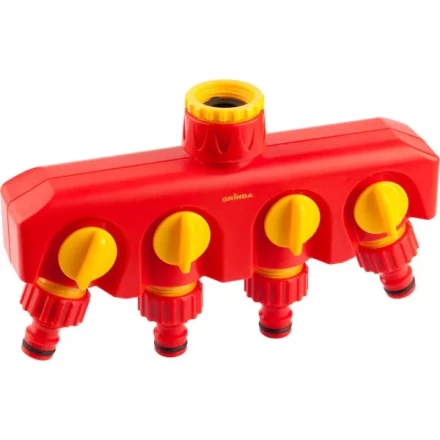 Распределитель GRINDA четырехканальный, из ударопрочной пластмассы 8-426313_z01 купить в Сургуте