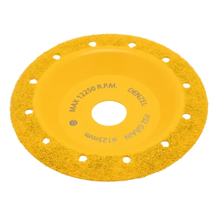 Чашка твёрдосплавная зачистная,125 мм, Наклонная, мелкое зерно #32// Denzel 72979 купить в Сургуте